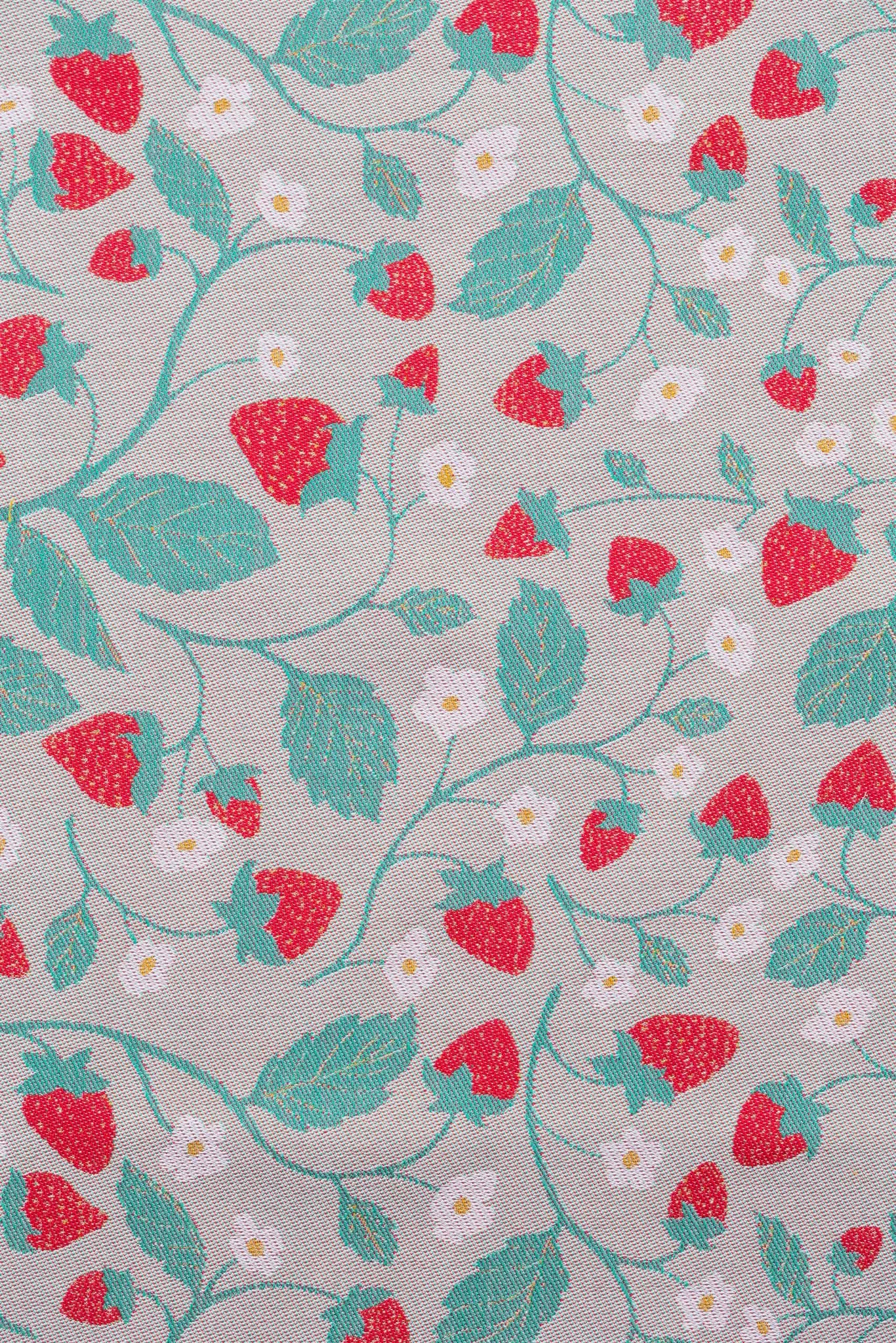 Strawberries | Sudadera asimétrica - NEGRA - PREORDEN