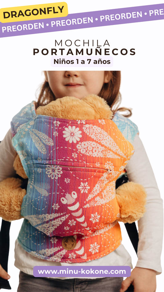 Dragonfly Rainbow Light - Doll Carrier - PREORDEN