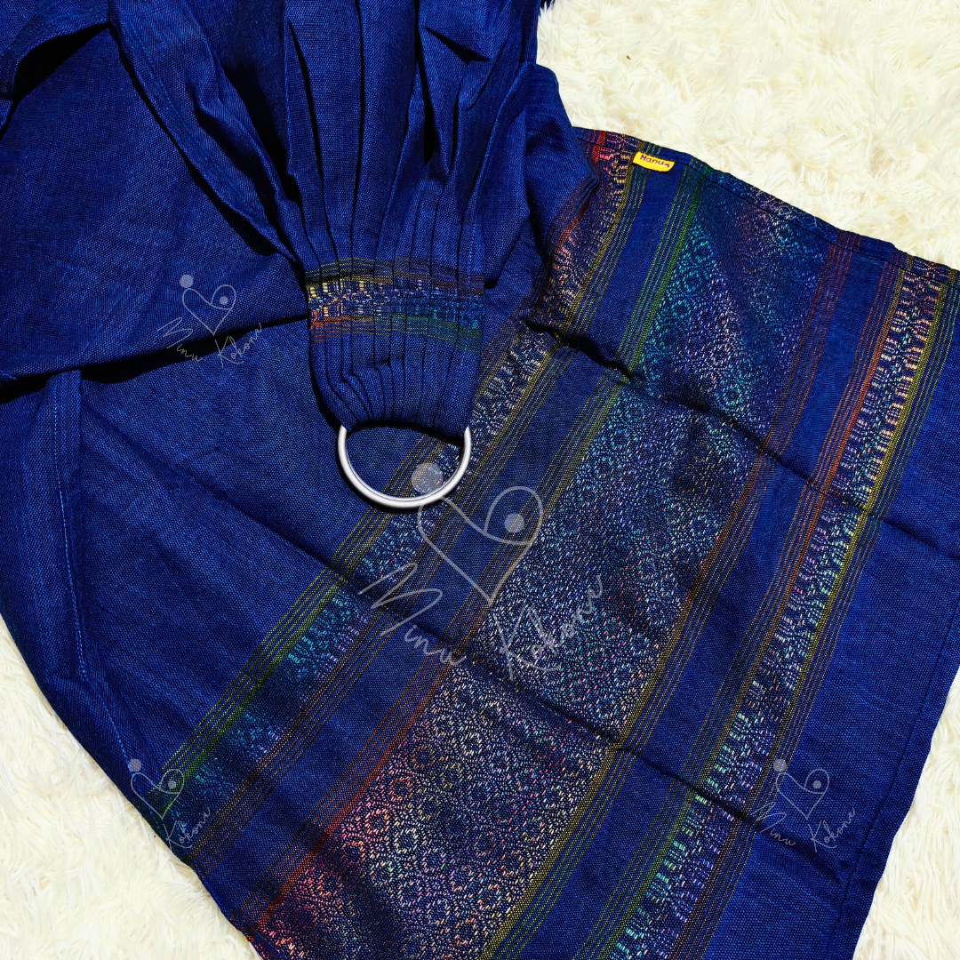 Bandolera Cenefa Arcoiris - Azul