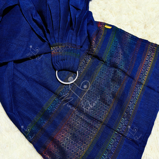 Bandolera Cenefa Arcoiris - Azul