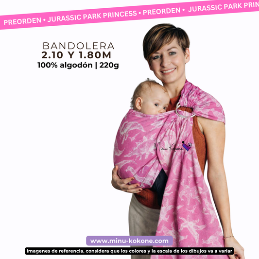 Jurassic Park Princess - Bandolera 2.1 m - PREORDEN