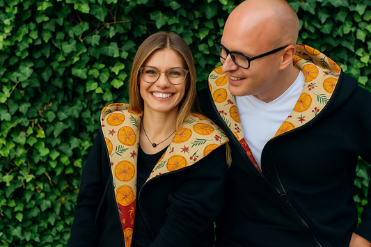 Orange Spice - Sudadera asimétrica - PREORDEN