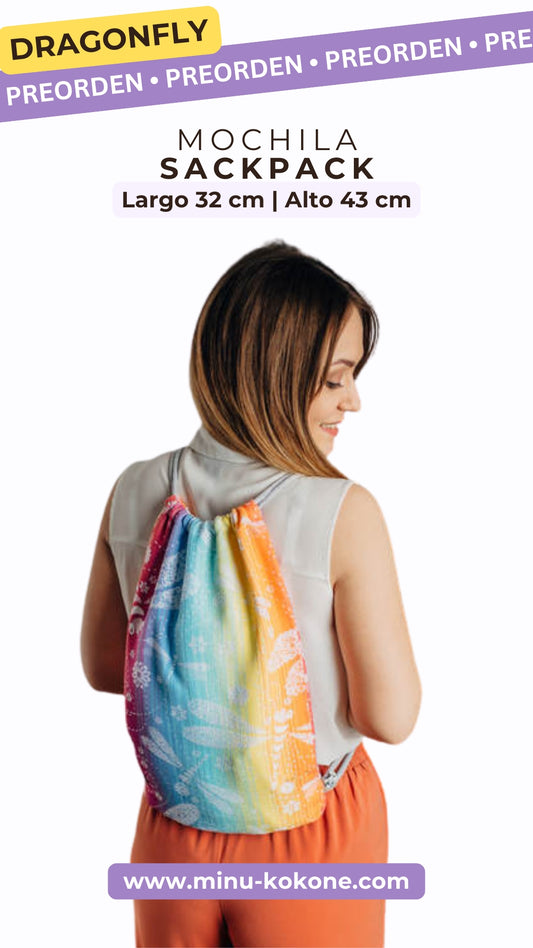 Dragonfly Rainbow - Sackpack - PREORDEN