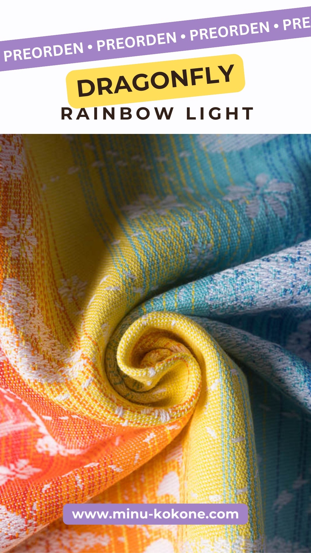 Dragonfly Rainbow Light - Shawl - PREORDEN
