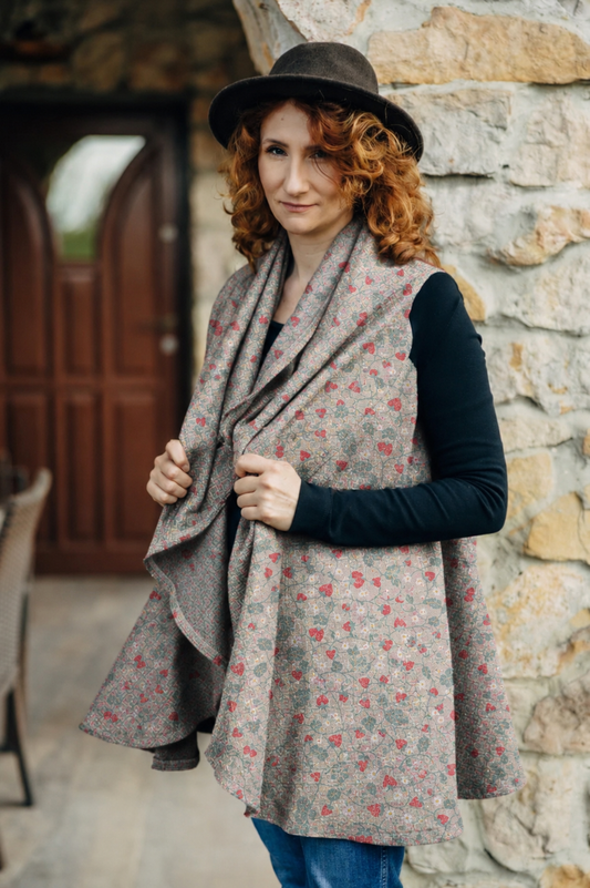 Strawberries - Long Cardigan
