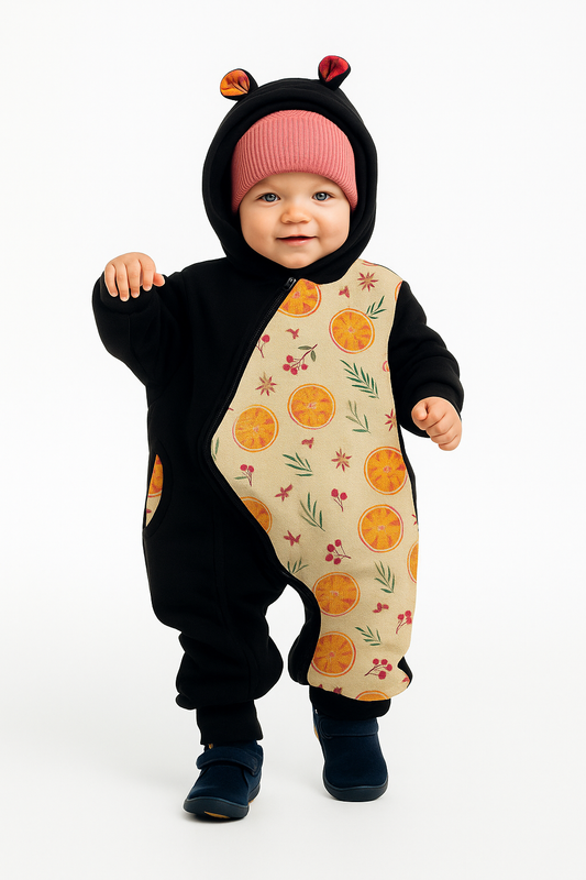 Orange Spice || Bear Romper - PREORDEN