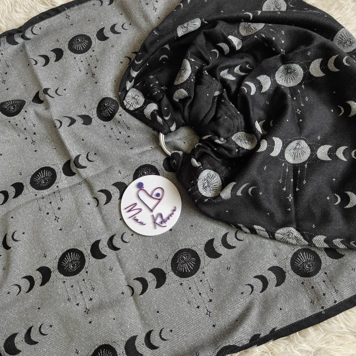 Luna Duo Black Grey Glam - Bandolera