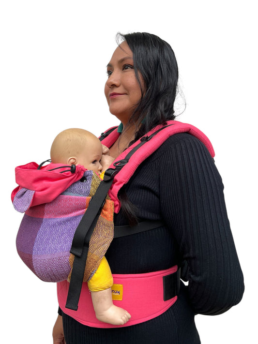 Mochila Lino con artesanal - Baby - Nanuu Artesanal