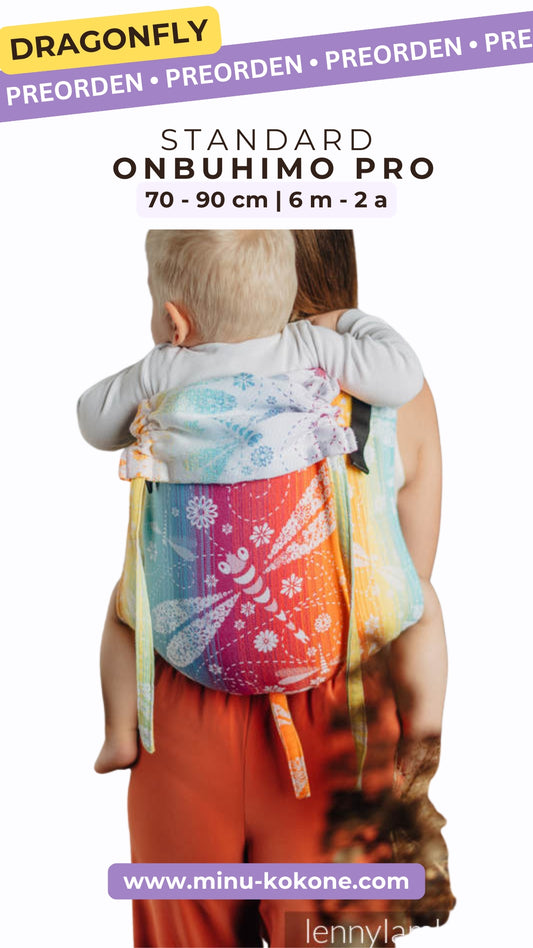 Dragonfly Rainbow Light - Onbuhimo PRO - Standard - PREORDEN