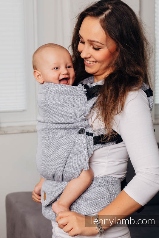 Grey - LennyUpGrade Linea Básica - Mochila ergonómica