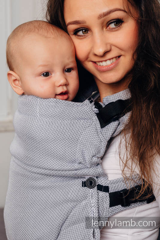 Grey - LennyUpGrade Linea Básica - Mochila ergonómica