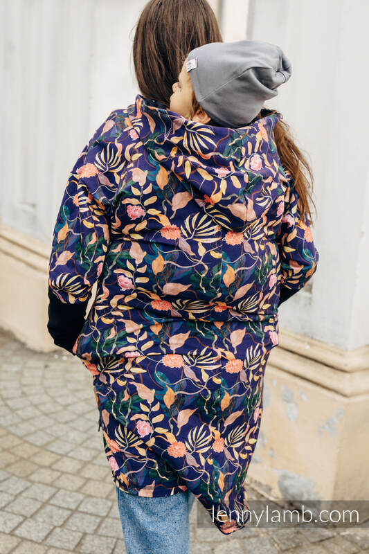 Vintage Flowers - Sudadera asimétrica